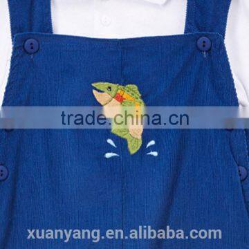 Spring Autumn Baby Girl or Boy Clothes Cotton Boutique Suspender Trousers Baby Boys Girls Clothes Sets Infant Clothing Set photo-3