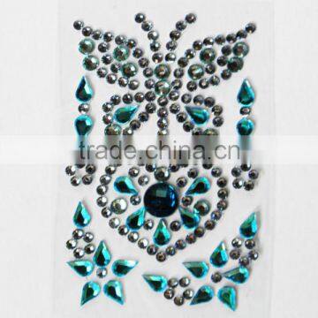 Colorful Self Adhesive Gems Custom Diamond Acrylic Rhinestone Sticker photo-6