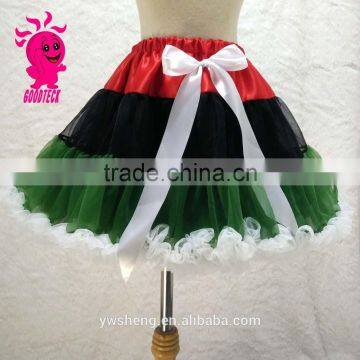 Sequin Hot Stitching Color High Quality Baby Girls Soft Fabrics Chiffon Tutu Pettiskirt photo-4