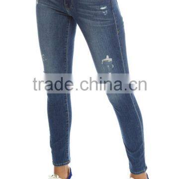 New Arrival Scratch Jeans Women ,skinny Scratch Jeans,blue Scratch Jeans Supplier photo-5
