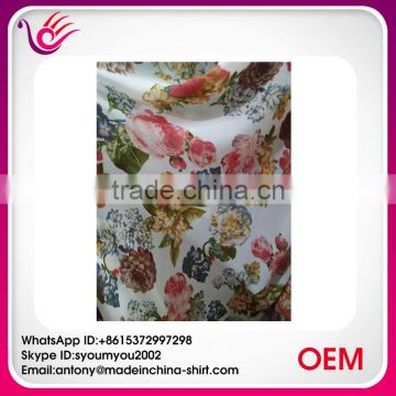 100% polyester printed chiffon for Shirts CP1035