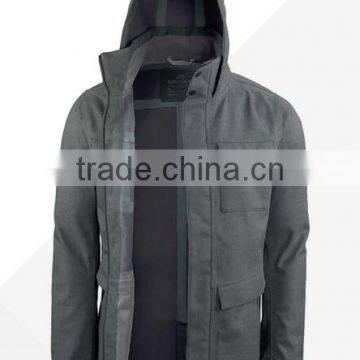 Mens Waterproof Breathable Promotion Windbreaker Jacket Softshell Jacket photo-3