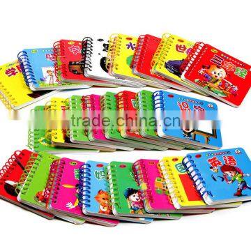 Custom Wire-o Book Printing Cheap Children Alphabet Learning Card Lamination Cover Book photo-6