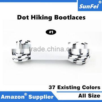 Heavy Duty Vintage Men Women Round Outdoors Hiking Walking Skate Trekking Dot Boots Reinforced Shoelaces Long Strings All sizes