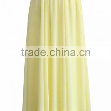 Women Wholesale Elastic Wasitband Long Skirt Fashion Chiffon Maxi Skirt 2016 photo-4