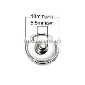 Custom Jewelry Bird Pattern 18mm Glass Buttons For Snap Button Bracelets photo-2
