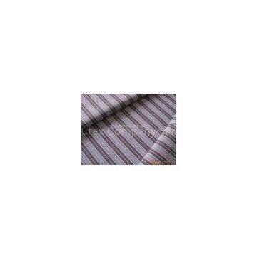 100% Cotton Yarn Dyed Poplin Plain Weave Stripe Fabric