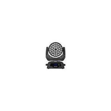 360F Moving Head RGBW 4-in-1 LED Wash Zoom Sound Activated Lights For Church / Theatre