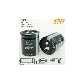 85°C Snap in Electrolytic Capacitor for Speakers RoHs