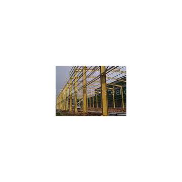 Safety Industrial Steel Structures , Multi Layer Pre Engineering Steel Structure Workshop