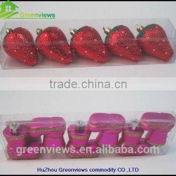 New candy shaped christmas decorations Christmas shoes strawberry with dressing up