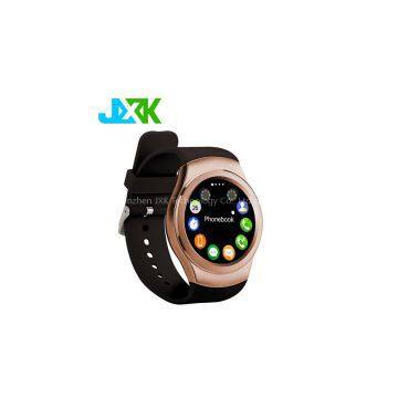 New Heath Monitor Bluetooth 4.0 Smart Watch JXK-G3 With Round Full Circular Dialer SMS Reminder Pedometer Sleep