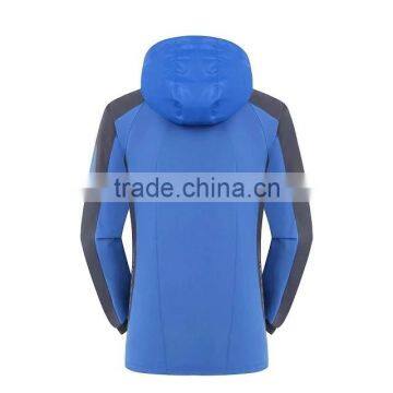 2017 NEW Water-Repellent Mens Blue Softshell Jacket photo-4