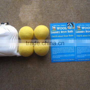 New Zealand Sheep Color Wool Felted Dryer Balls/eco-friendly Felt Dryer Balls photo-3