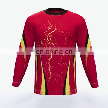 hot selling blue sublimated motorcycle jersey