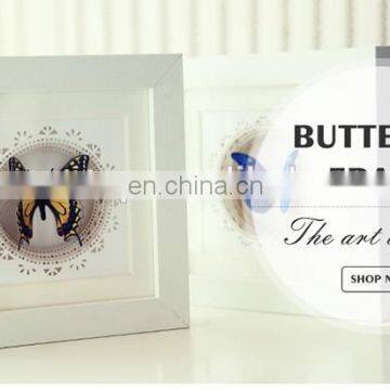 The Art Of Living European Wedding Home Decoration Supplies 3D Butterfly Wooden Photo Frame