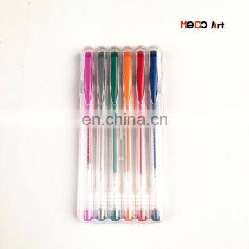 Smooth Ink correction Gel Pen Set for Coloring Gel Pen Set 6