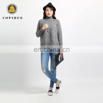 best selling plain cotton sweater women sweater 2017