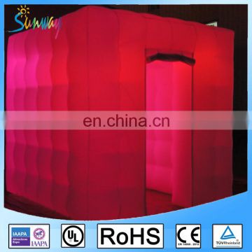 SUNWAY Wedding Rental LED Inflatable Photo Booth inflatable photobooth enclosure