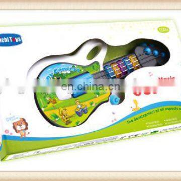 kids plastic cartoon electronic guitar toy