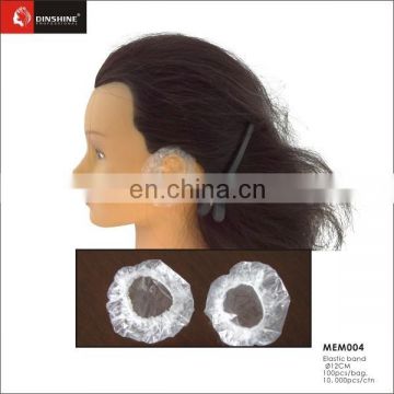 Plastic disposable ear covers for salon