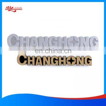 Industry Nameplate With Hole Self Adhesive Sticker High Quality Badge Metal Name Plate photo-5