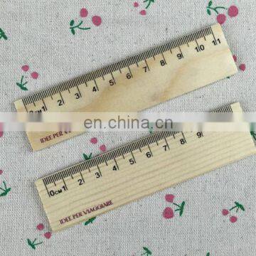 11cm wood straight student scale ruler