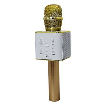 Q7 Handheld Karaoke Player KTV Wireless Microphone Speaker Blue Tooth Home Karaoke Mic Player photo-2