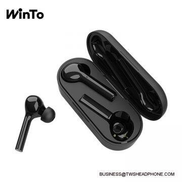 JS18 IPX4 sweatproof wireless earbuds, touch function, 3D stereo quality sound, touch bluetooth mini TWS headset