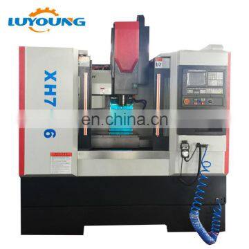 XH7126 Small 3 axis cnc milling machine with fanuc and siemens system