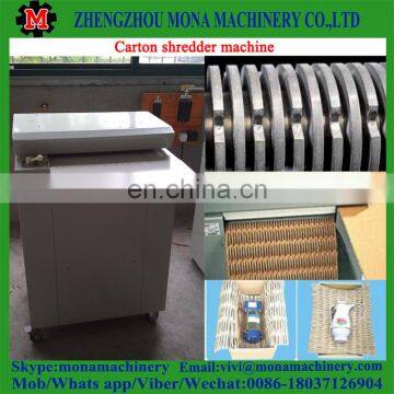 Waste Recycle Cross Cut Paper Shredders Cardboard Cutting Machine Carton Box Shredder Price photo-6