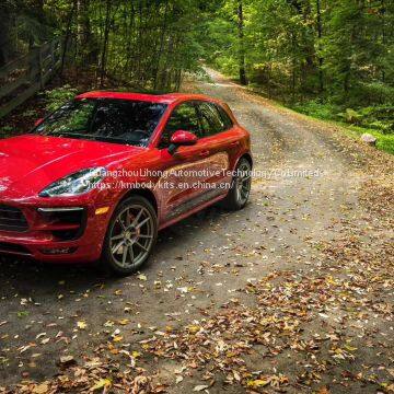 Km for 2014-17 Macan 95B Upgrade GTS Bodykits Front Bumper Rear Bumper Facelift photo-4