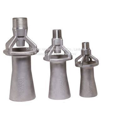 Stainless steel plastic venturi eductor spray nozzle