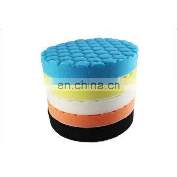 unique design foam hexagon shape polishing pad for car care