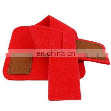 Factory Supply Customized Size Felt Wine Bottle Bag in Leather photo-4