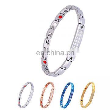 Beautiful Studded Crystals 4 in 1 Bio Magnetic Health Bracelet Benefits photo-6