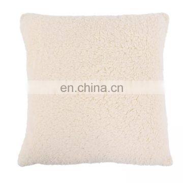 Luxury Warm Pink Sequin Faux Rabbit Fur Cushion With Shepa photo-3