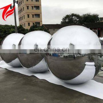 Advertising Silver PVC inflatable gold mirror balloon