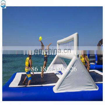 Factory Customized Printing PVC Tarpaulin Inflatable Water Game Equipment,Volleyball/Dodgeball and Trampoline Court