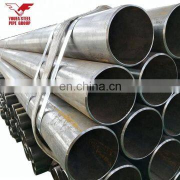 ASTM A53 schedule40 Black ERW Water and Construction Hollow Steel Pipes