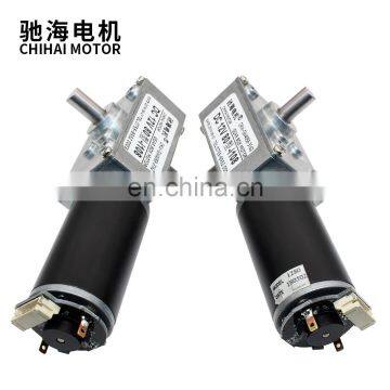 ChiHai Motor CHW-4058-3162ABHL DC 24v Worm Geared Motor High Torque D Shaft 12v Motor Rotating Table Door Self-lock