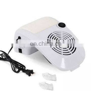 Nail Dust Collector Suction Extractor Fan 60W Nail Vacuum Cleaner Machine Manicure Tools Ventilation System for Nail Art Salon