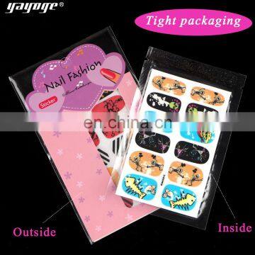 Halloween Design Beauty Nail Art Stickers Adhesive Transfer 3D Skull Pumpkin Spider Water Stickers Private Label photo-4