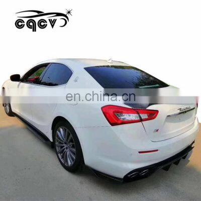 2018-2019 CQCV Style Body Kit Suitable for Maserati GHIBLI Carbon Fiber Front Lip Rear Lip Rear Spoiler Side Skirts Auto Tunning photo-3