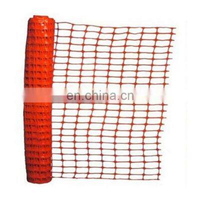 Orange Plastic snow fence/orange warning safety barrier fence/orange plastic safety fence