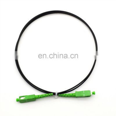 FTTH SC APC Simplex Single Mode G657A Indoor Drop Cable Patch cord double fiber optic drop cable pigtail