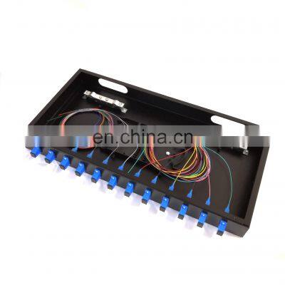 cold roll steel made empty 1u 2u 3u 19 inch fiber patch panel without connector without pigtail