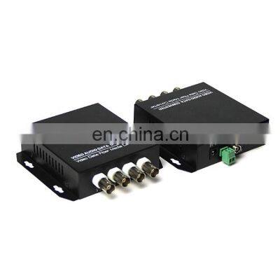 1 Pair 4 Channel 720P 960P CVI/TVI/AHD /HD Digital Video Coaxial To Fiber Video Converter With RS485