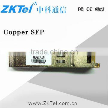 SFP-T 10/100/1000BASE Electronic Copper RJ45 Transceiver 100m CISCO/HUAWEI/HP Compatible Commercial Temperature Optical Module