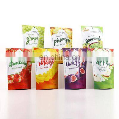 Free samples Custom printed small zipper foil mylar smell proof packaging bag